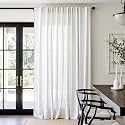 jinchan Linen Curtains Light Filtering Back Tab