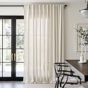 jinchan Linen Curtains Light Filtering Back Tab