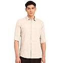 Linen Club Men39s Linen Rich Natural Printed