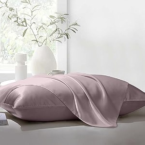the linen company 100 bamboo 300 tc king size 2 pillow covers set suitable for hotel and living room 2034 x 3634 lilac