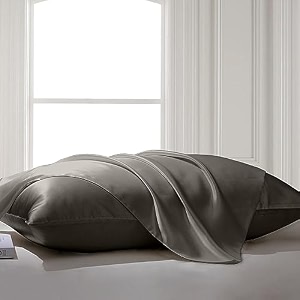 the linen company queen pillow pair natural soft silk pillow cases set of 2 pcs suitable for hotel and living room 1734 x 2734 avocado green