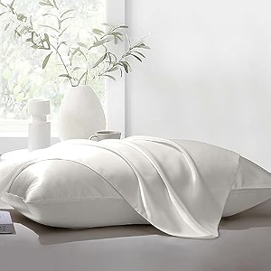 the linen company king pillow pair natural soft silk pillow cases set of 2 pcs suitable for hotel and living room 2034 x 3634 avocado green