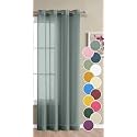 THE LINEN COMPANY Window 6 Feet Curtains - Cotton Linen Texture Curtain Drapes 1 Piece Living Room, Office, Balcony Décor, (Light Grey - 4.5ft x 6ft)