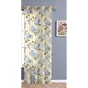 THE LINEN COMPANY Cotton Linen Sheer Window Curtain with Twist Tab, Light Filtering Linen Textured Curtain for Living Room, Bedroom &amp; Office, 2 Piece, Avocado Green, 4 FT x 4.5 FT
