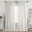 Linen Curtains 84 inches Long for Bedroom
