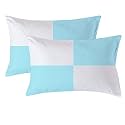 Micro Fiber Filled Light Grey Plain Cotton Pillow Takiya Combo Set of 2 for Bed Room - 20x30 Inch Size Pillow Set of 2 for Sleeping