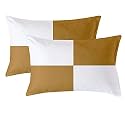 Micro Fiber Filled Light Grey Plain Cotton Pillow Takiya Combo Set of 2 for Bed Room - 20x30 Inch Size Pillow Set of 2 for Sleeping
