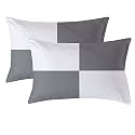 Micro Filled Cheks Print Cotton Pillow | Size: 20 x 30 inches / 50 X 76 cm for Sleeping…