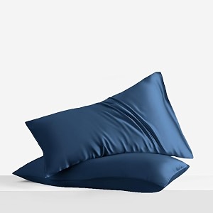 linenwalas pillow covers set of 2 cotton-400tc thread count softest long staple solid 100 cotton silky soft-standard size pillow cases 1734x2734-navy blue 6858 x 4318 cm