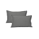 Linenwalas 100% Cotton Pillowcase, Set of 4 Pillowcover, Soft, Luxury King Size Pillow Covers with Envelope Closure, 210TC Breathable Hotel Quality Pillowcover (20x36 Inches/Steel Grey)