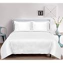 LINENWALAS 100% Vegan Bamboo Silk Bedsheet Set, Natural Soft and Light-Weight, Best for Hair and Delicate Skin with Pillow Cover 300 TC, Breathable (Single, Blue)