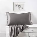 LINENWALAS 100% Cotton Percale Standard Size Pillow Case Set of 2, Crisp and Cooling 300 TC, Premium Cotton Printed Bed Pillow Covers (18x28 inch, Blush Meadow)