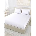 LINENWALAS Pillow Covers Set Of 2 Cotton-400TC Thread Count Softest Long Staple Solid 100% Cotton Silky Soft-Standard Size Pillow Cases (17"X27")-Navy Blue, 68.58 X 43.18 Cm