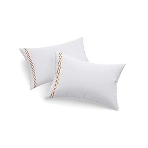 linenwalas pillow covers set of 2 cotton-400tc thread count softest long staple solid 100 cotton silky soft-king size pillow cases 2034x3634-white 9144 x 508 cm