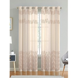 linenwalas 100 true blackout curtains 5 feet - 1 panel  complete light block  thermal insulated amp noise reducing room darkening curtains for living room amp home dcor golden beige