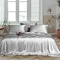 LINENWALAS Bedsheet For Double Bed Cotton With 2 Pillow Covers | 400 TC Softest Long Staple 100% Cotton Silky Soft - White