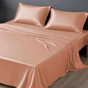 linenwalas 100 cotton percale standard size pillow case set of 2 crisp and cooling 300 tc premium cotton printed bed pillow covers 18x28 inch blush meadow