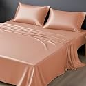 LINENWALAS 100% Cotton Percale Standard Size Pillow Case Set of 2, Crisp and Cooling 300 TC, Premium Cotton Printed Bed Pillow Covers (18x28 inch, Blush Meadow)