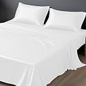 LINENWALAS 100% Cotton Percale Standard Size Pillow Case Set of 2, Crisp and Cooling 300 TC, Premium Cotton Printed Bed Pillow Covers (18x28 inch, Blush Meadow)