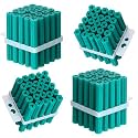 Lineshading 100 Pcs Anchors,1/4" X 2" for #10,#11, Or #12 Screws,Green