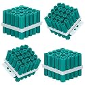 Lineshading 100 Pcs Anchors,1/4" X 1-1/4" for #10,#11, Or #12 Screws,Green