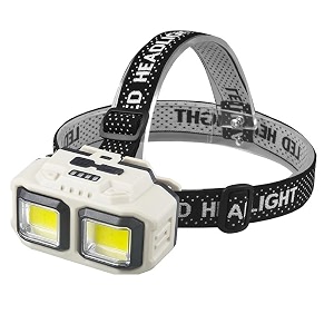 linist ultra bright waterproof cree led rechargeable headlamp  weatherproof head torchusb charging power display and adjustable spotlight for camping cycling hiking caving and hunting