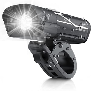 linist usb rechargeable bicycle light super bright bicycle headlight waterproof front cycle lights for cycling mountain or road bikeblack