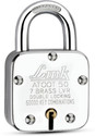 Link Atoot 50mm Lock | Steel Body | Hardened Shackle | Brass Lever| Made in India Padlock