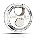 Link Lock | DL-01 70 mm SS | Padlock for Doors, Gates & Lockers | Hardened Shackle, Stainless Steel Body, 3 Hi-Tech Silver Keys, Ultra-Secure Lock