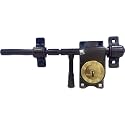 Link Kadi-Tala Rod Lock 11 inches with Brass Levers and Steel Body | 3 Keys | Brown | 5 Year Warranty