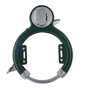 link safex sleek cycle lock-green