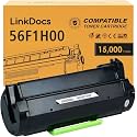 LinkDocs 56F1H00 High Yield Toner Cartridge Replacement for Lexmark 56F1H00 56F1000 Work for Lexmark MS321 MS421 MS521 MS621 MS622 MX321 MX421 MX521 MX522 MX622 Laser Printer 15000 Pages 1 Pack