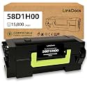 LinkDocs 58D1H00 High Yield Toner Cartridge Replacement for Lexmark 58D1H00 Work for MS725 MS821 MS822 MS823 MS824 MS825 MS826 MX721 MX722 MX725 MX822 MX824 MX826 Laser Printer 15000 Pages