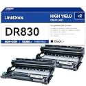 LinkDocs DR830 Drum Replacements for Brother DR830 DR-830 Drum Unit 2 Pack