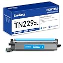 LinkDocs TN229XLC High Yield Cyan Compatible Toner Cartridge Replacement for Brother TN229XL TN-229XL Cyan Work for Brother HL-L3280CDW HL-L3220CW MFC-L3720CDW MFC-L3780CDW Printers