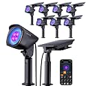 Linkind Smart Solar Spotlights SL6C, Dual Ring Halloween Lights Multicolor