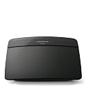 Linksys E1200 2.4GHz Radio Frequency Wi-Fi Router, Transfer Rates of Up to 300Mbps- Black (E1200)