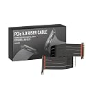 LINKUP PCIE 5.0 Riser Cable | (Used) | for Vertical GPU Mount | Right Angle | Graphics Card GPU Ready | Usable with PCIe 4.0 &amp; RX 9070/ RTX5090 | 90cm (Total Length: 94cm)