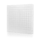 LINLAN 4 Pieces 11.8x11.8in (30X30cm) Aquarium Grid Plastic, Fish Tank Divider, Egg Crate for DIY Filtration and Bottom Protection in Aquascaping(White-No Accessories)