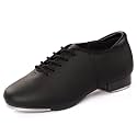 Linodes Unisex-Child Lace up Tap Shoe for Boys Girls Dance Shoes Flat
