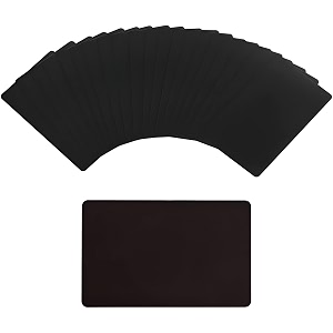 linqs printable rfidnfc pvc card  nxp ntag213 chip  144 bytes memory  compatible with all nfc phones and readers 856 x 54 mm black matte finish 4