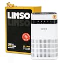 LINSO HUSH Hepa Air Purifier for Home & Bedroom 85 m³/h CADR, 216 Sq. Ft. | A Brand Of UK | Aroma Diffuser, Child Lock & Timer | Quiet Sleep Mode with Filtration for Babies, Pets, Dust & Smoke