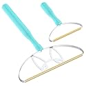 LINTPLUS Pet Hair Remover Kit (Max + Pro 2-Pack) – Oversized Carpet Rake for Large Areas &amp; Compact Scraper for Furniture, Cars &amp; Stairs, Heavy-Duty Copper Blade Set for Dog &amp; Cat Hair