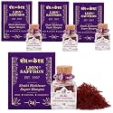 LION BRAND SAFFRON 8g A+++ Original Shahi Kishtwar Jammu Mongra Saffron/Kesar for Pregnant Women, Kids, Biryani, Milk, Tea and Gifting (Pack of 4 (4 X 2grams =8g))