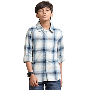 Boys Tartan Checked Shirt 2-14 Years