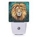 Lion Night Light,Animals Night Lights Plug into Wall Dusk to Dawn Sensor Led Lamp for Women Men,Led Lights for Stairway/Hallway/Bedroom