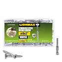 LIONMAX Stainless Steel Deck Screws 2 Inch, Wood Screws #8 x 2, 100PCS