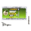 LIONMAX Stainless Steel Deck Screws #8 x 1-5/8 Inch, Wood Screws, 100PCS