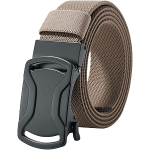 LionVII Elastic Ratchet Men Belts Stretch Belt