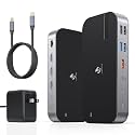 LIONWEI Laptop Docking Station,16 in 1 USB C Docking Station Triple Monitor